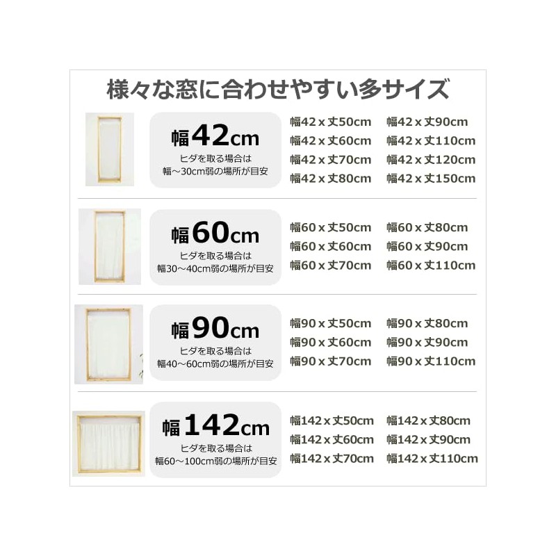 Cafe Curtain Hem Trim, 93.5% UV Protection, Hard to See