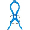 Nishida Laundry Pinch, Rod Pinch Z, Pack of 10, Blue