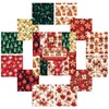 ZAKHSE Christmas Pattern Paper Pack, 24 Sheets 6"x6" Scrapbook Paper