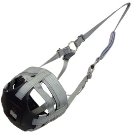 Best Friend Grazemore Grazing Muzzle - Includes Breakaway Horse Halter & Padded Noseband, Muzzle Promotes Natural Grazing, Prevents Laminitis & Obesity, Durable Design, Grey, Mini