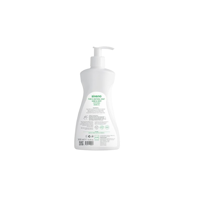 Siveno Pure&Natural Soap Hand&Body Orange Oil 300ml