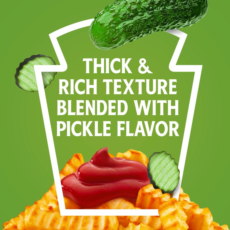 Heinz Tomato Ketchup with Pickle Seasoning, 13.5 oz Bottle