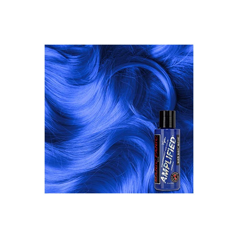 MANIC PANIC Amplified Semi-Permanent Hair Color - Bad Boy Blue