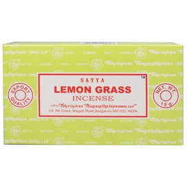 Satya Nag Champa Incense Sticks - Box 12 Packs (Lemon Grass)