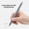 Ddaowanx Gel Pens, 6 Pcs 0.5mm Quick Dry Black Ink