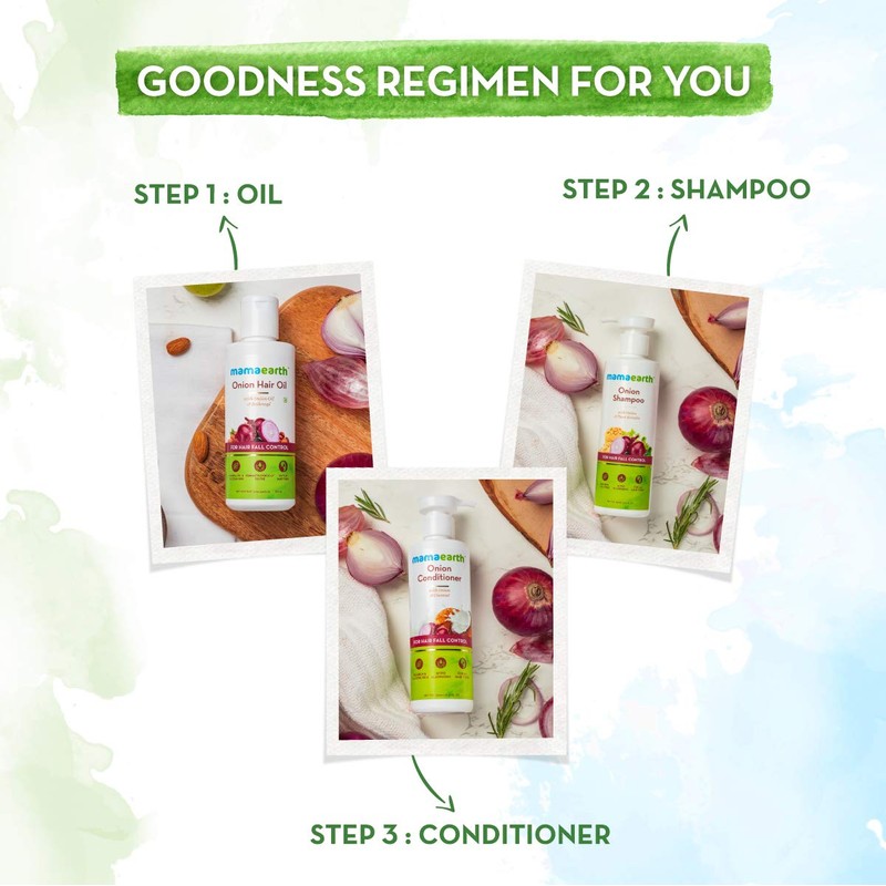 Mamaearth Onion Oil for Hair Growth & Hair Fall Control