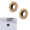 2 Pcs Brushed Brass Sink Overflow Ring, Brushed Nickel Bath