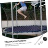 BESPORTBLE 15 Pack Trampoline Steel Screws Galvanized Replacement Parts for