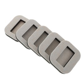 Gatuida 5Pcs Furniture Wheel Stoppers Non Slip Floor Protectors for Chairs Couches Desks Durable Felt Pads to Prevent Scratches Hardwood Floors