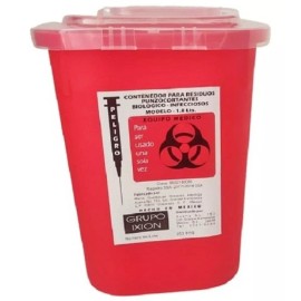 IXION Contenedor Para Residuos Rpbi Punzocortantes 1.8 L