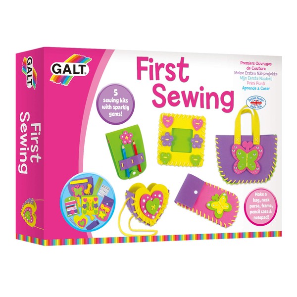 Galt Toys, First Sewing Kit for Kids, Learn to Sew DIY Craft Kit, Ages 5+