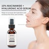 Nicotinamide Hyaluronic Acid Face Serum for Dry Skin Hydrating Brightening