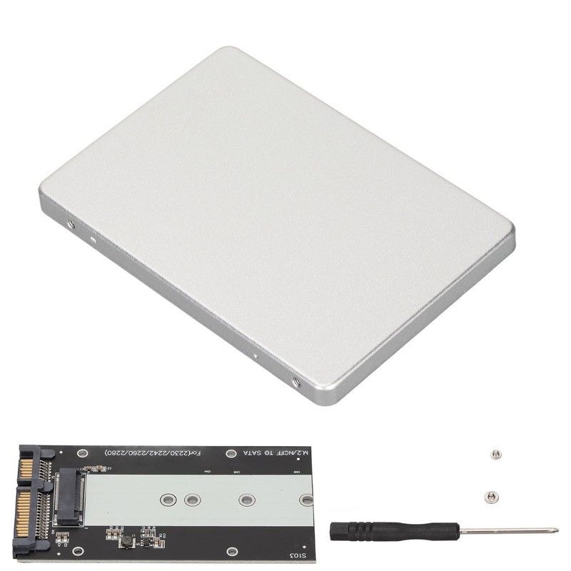 NGFF M.2 to SATA3.0 SSD Enclosure 6Gbps High Heat Dissipation