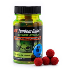 Tandem Baits Carp Feed Fishing Food Pop Ups Boilies Zig Rig Chod Rig Hook Bait Carp Food Perfection Mini Pop-Up 12mm 30g Lobster And Crab