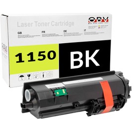 Toner Compatible Kyocera TK-1150 1T02RV0NL0 - Replaces TK1150 - Fits ECOSYS M2135dn M2635dn M2635dnw M2735dw P2235dn P2235dw - Black - 3,000 Pages