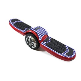 MightySkins Skin Compatible with LTXtreme Free-Style Hoverboard - Blue Houndstooth | Protective, Durable, and Unique Vinyl wrap Cover | Easy to Apply, Remove, and Change Styles | Made in The USA