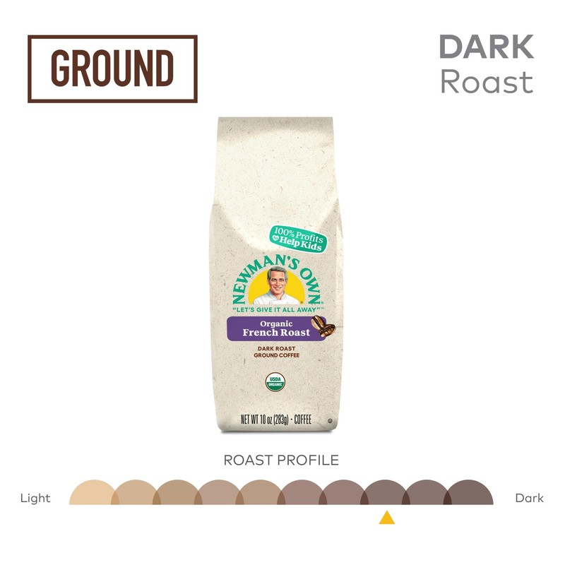 Newman's Own Organics Newman's French Roast, Ground Coffee, Fair Trade