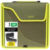 Five Star Zipper Binder, 3 Inch 3-Ring Binder with D