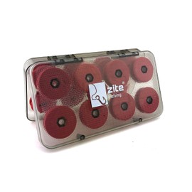 Zite Fishing Leader Rewinder Box Fishing - 16 Foam Line Winders for Leaders & Rigs in Depot Case Leader Winder