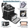 cherrboll Food Delivery Backpack with Drink Holders & Dividers, Insulated