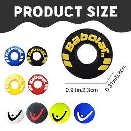 SULIUDAJI 8-Piece Mute Tennis Racket, Funny Expressions Tennis Dampener, Great Value Mute Tennis Racket Set for All Models of Tennis Rackets, Badminton Rackets, Squash Rackets, Tennis Accessories