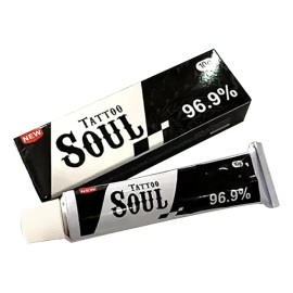 Crema Previa Para Tatuajes Soul 96.9% + Fuerte 10 G