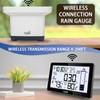 Wireless Rain Gauge Outdoor, Digital Rain Gauge Outdoors Best Rated