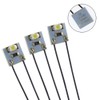 Wired SMD 3528 Chip LED White with Resistor, Pack of