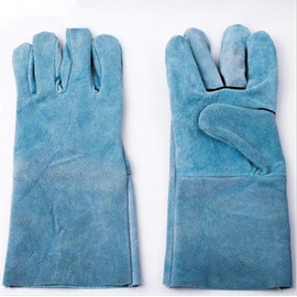 Extreme Heat & Fire Resistant Leather Forge Welding Gloves with Extra Long Sleeve Mitts for BBQ,Oven,Grill,Fireplace,Tig,Mig,Baking,Furnace,Stove,Pot Holder,Animal Handling Glove