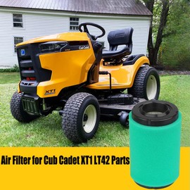 Annolai XT1 22 083 01-S Air Filter for Cub Cade-t XT1 LT42 Parts Kohler 5400 Series Maintenance Kit KS530 KS540 KS590 KS595 17-19.5hp Engine Lawn Mower Replace 22 883 01-S1 22-883-01, Pack of 2