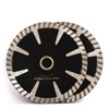HOMESOM 5 Inch Concave Diamond Blade T Segmented Diamond Cutting