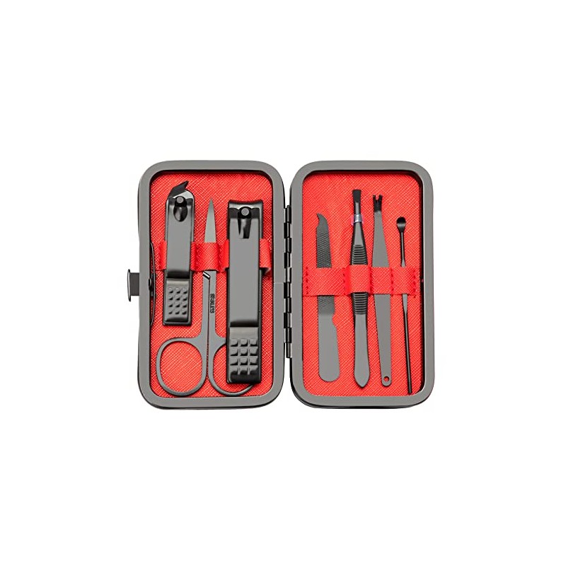 7-in-1 Travel Manicure Set with Portable Case