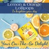 Perle di Sole Assorted Lemon and Orange Lollipops Individually Wrapped