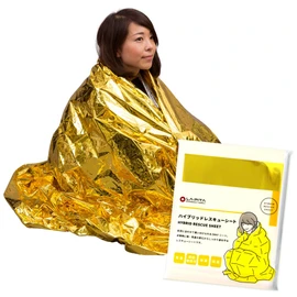 LA/PITA Hybrid Rescue Sheet, Aluminum Blanket, Disaster Preparedness Goods, Cold Protection, Cold Protection (np)