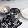 Home Basics Large Stainless Steel Shaker Sieve Cup Mesh Crank