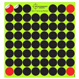 Splatterburst Targets 10 Pack - (620) 1" Self Adhesive Cover Up Patches - Made in The USA