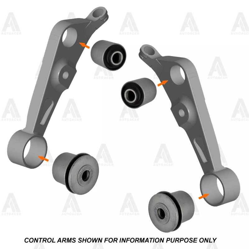 AUTOACER BUSHINGS KIT Front Upper + Lower Control Arm Bushing