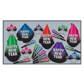 Beistle New Year Resolution Party Favors, 1 Assortment Per Package