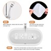 Secopad Non-Slip Bath Stickers, 72 Pieces Safety Stickers for Bathroom,