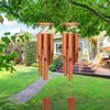 Vinsot 2 Pieces Bamboo Wind Chimes for Outside 30 Inches