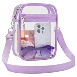 USPECLARE Clear Purse Stadium Approved Messenger Bag for Men and Women - CrossBody Bag