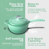 Small Sauce Pan with Lid, 2.13 QT Verde Chiaro (Light