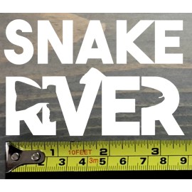Snake River Sticker Decal Fly Fishing Idaho Trout Abel Ross Reels Scott