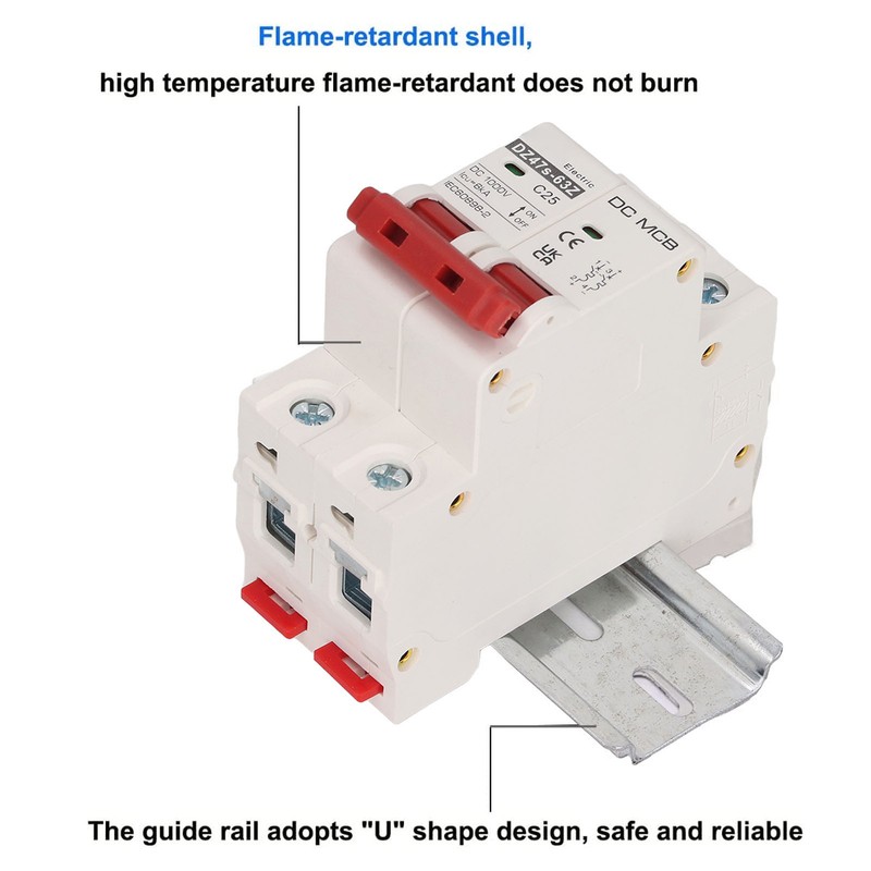 DC Circuit Breaker Short Circuit Protection Modular Circuit Breaker with