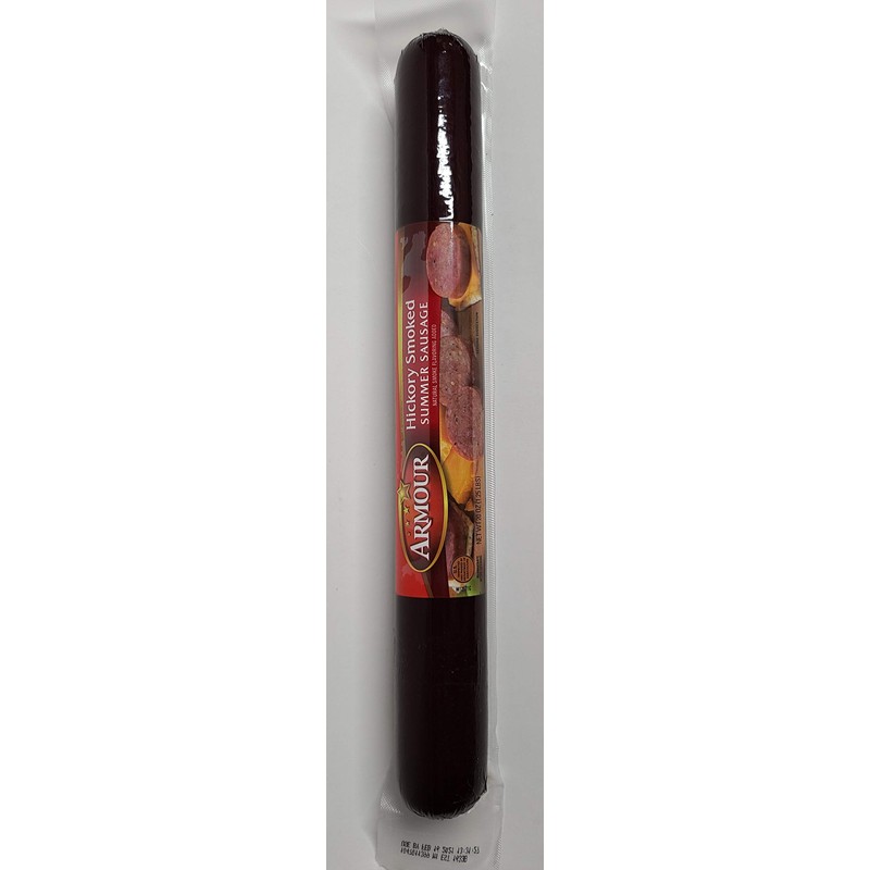 Armour Hickory Smoked Summer Sausage, 20 oz Sticks (3 Pack)