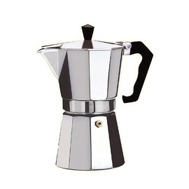 Anilar Aluminium Stovetop Espresso Maker - 6 Cups
