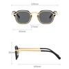 COTIA Fashion Small Square Sunglasses for Women Men Retro Punk
