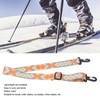 4pcs Ski and Snowboard Boot Carrier Strap Adjustable Thickened Nylon
