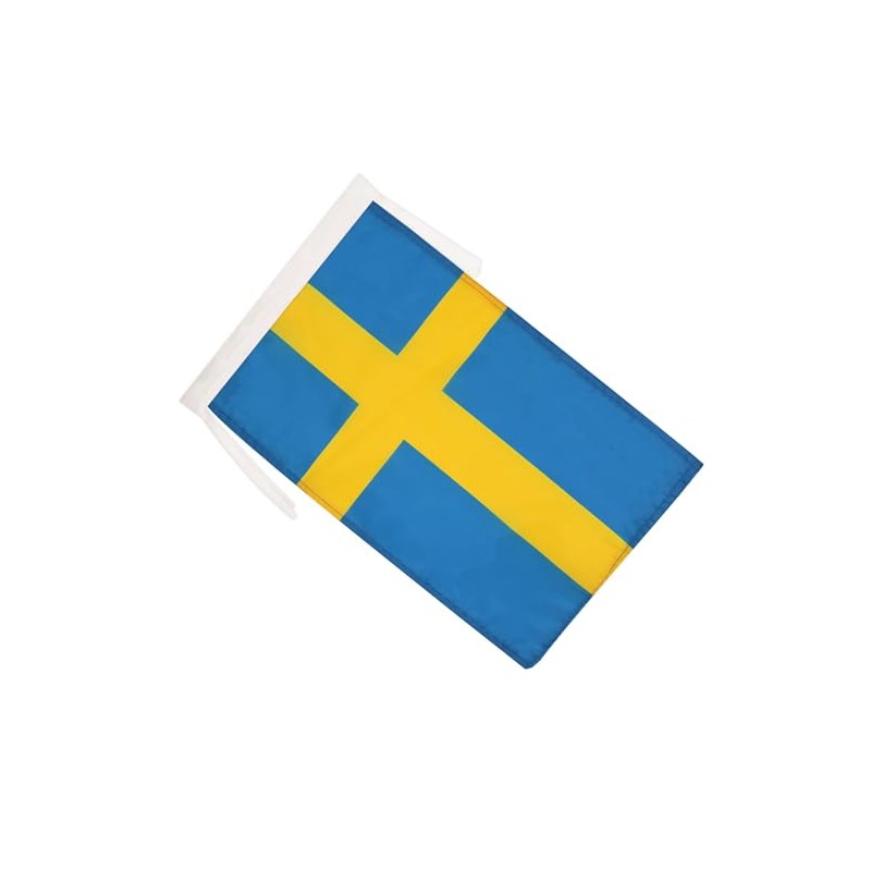 AZ FLAG Sweden Flag 18'' x 12'' cords - Swedish