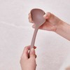 FIRGI Platinum Silicone Cooking Ladle for Baking, Scraping & Mixing,